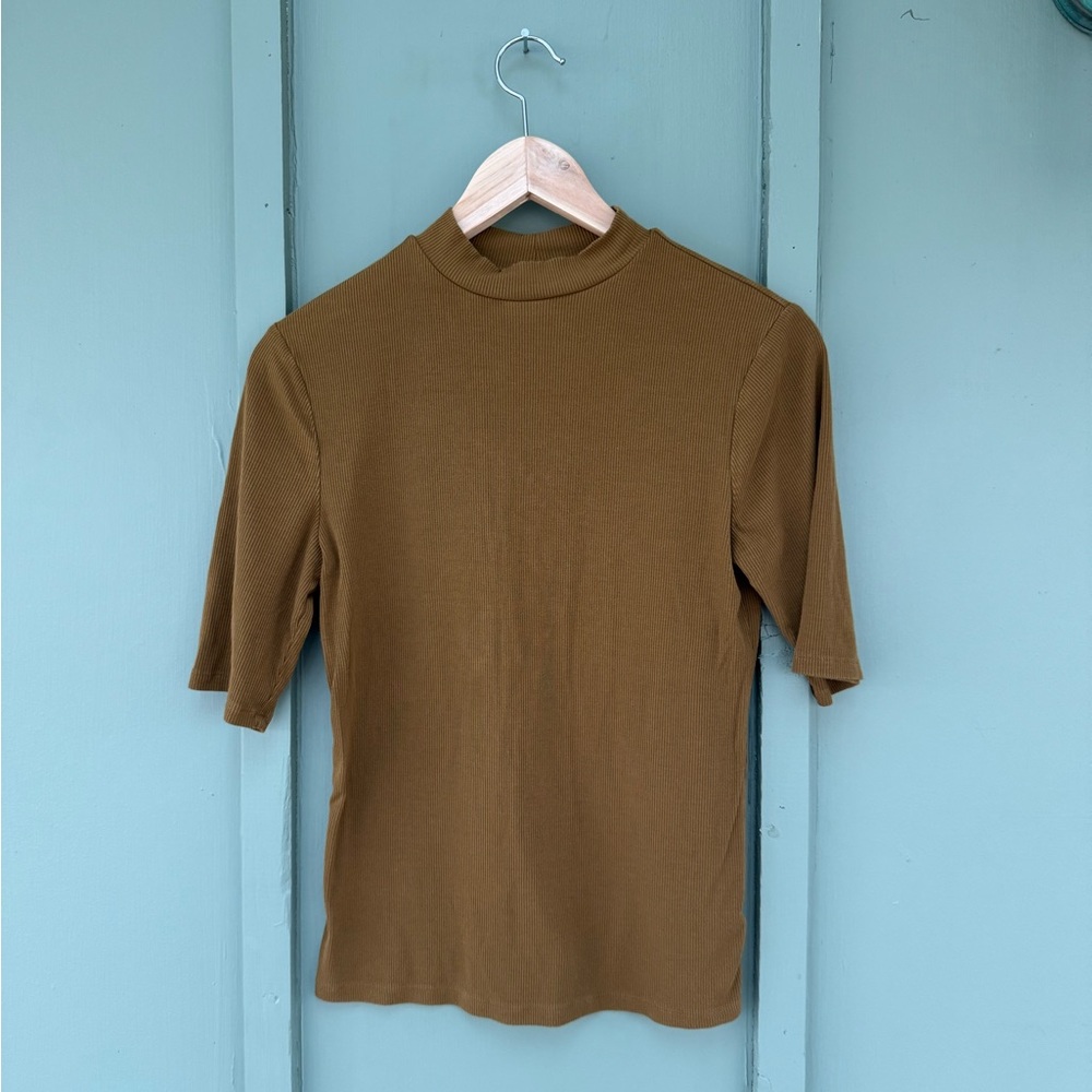 A New Day Fitted Green T-Shirt Short Sleeve